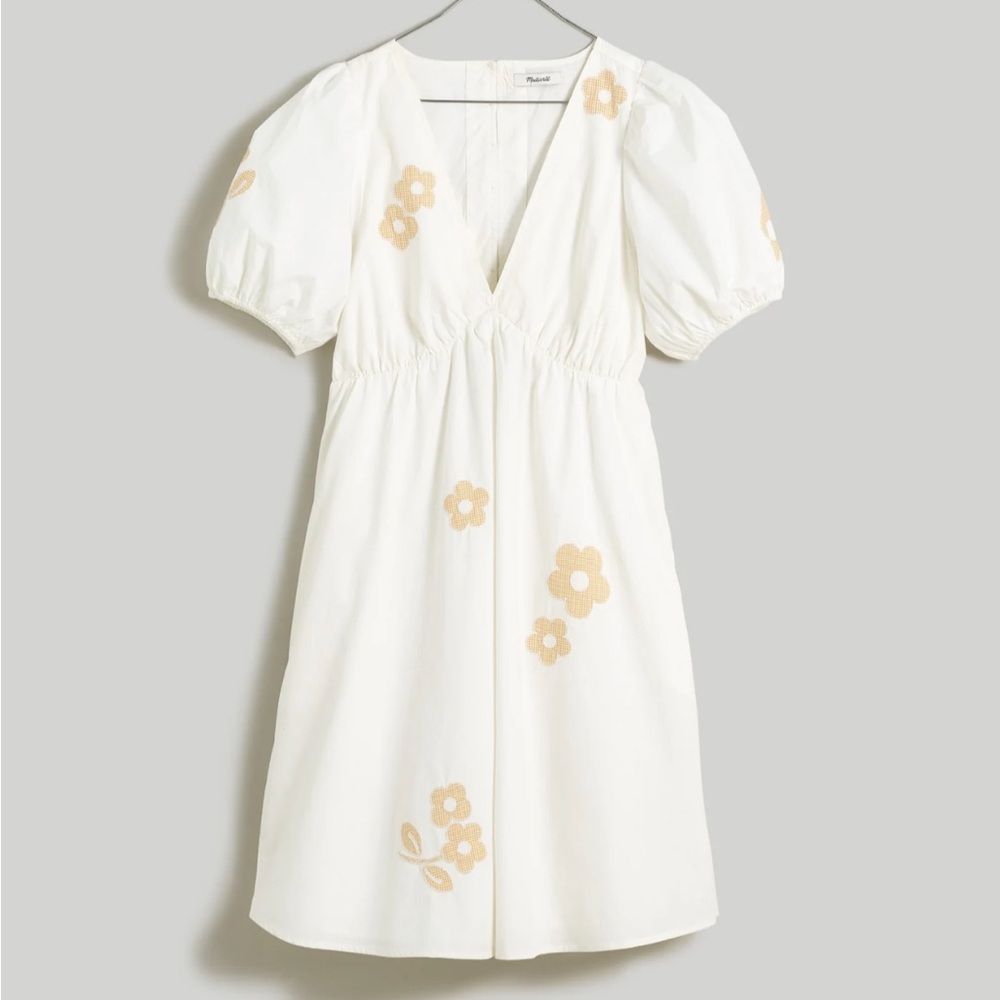 Like NEW Madewell Annamarie Embroidered Mini Dress